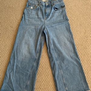 TOPSHOP Wide Leg Flare Jeans